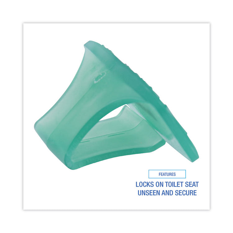 Toilet Bowl Clip, Cucumber Melon Scent, Green, 72/Carton