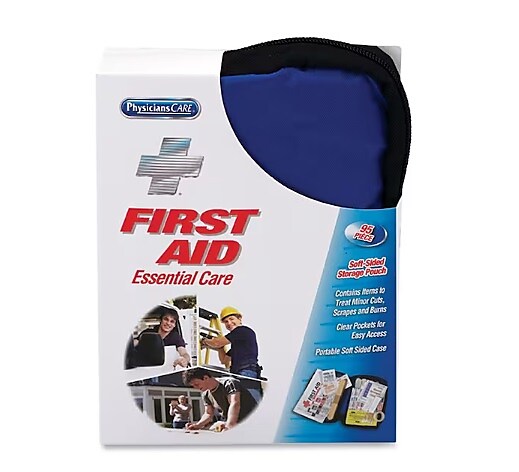 PhysiciansCare Fabric First Aid Kit, 10 People, 95 Pieces (90166)