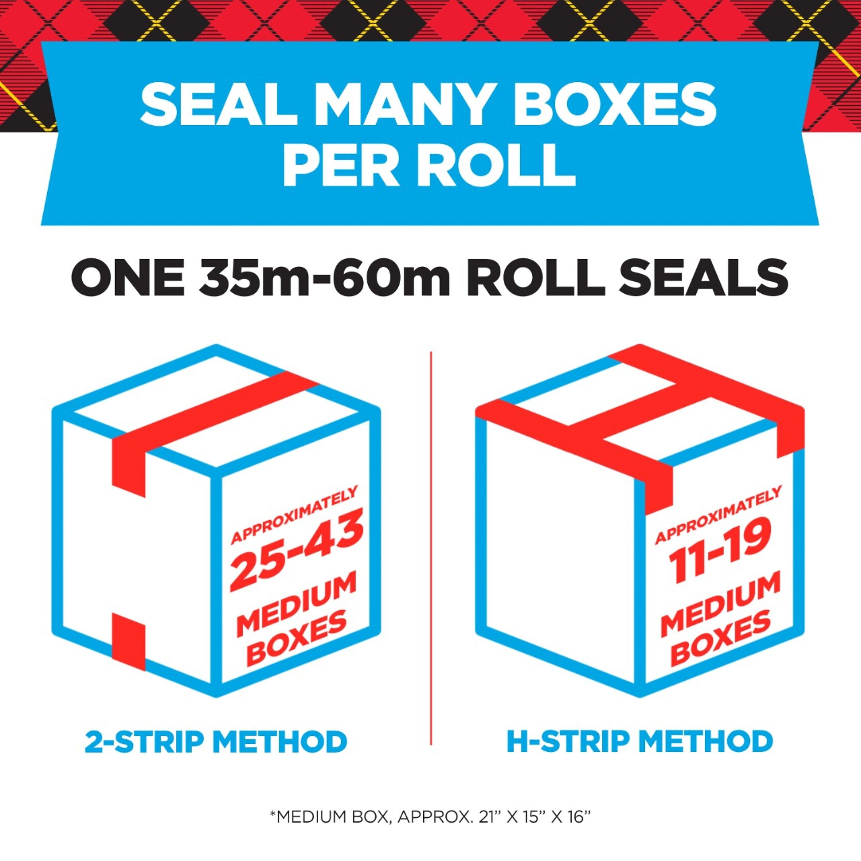 Scotch Heavy Duty Packing Tape, 1.88" x 54.6 yds., Clear, 18/Pack (385018CP)