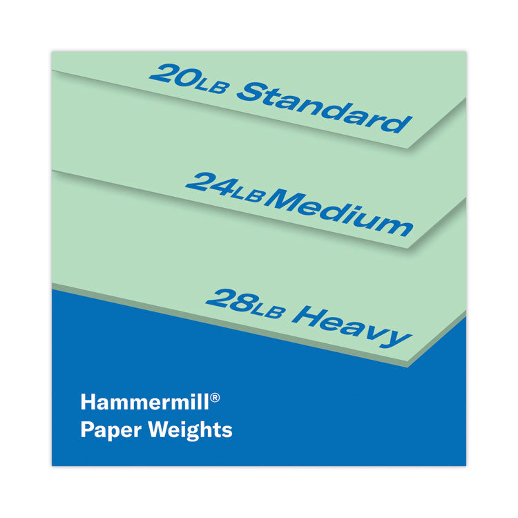 Colors Print Paper, 20 lb Bond Weight, 8.5 x 11, Green, 500 Sheets/Ream, 10 Reams/Carton