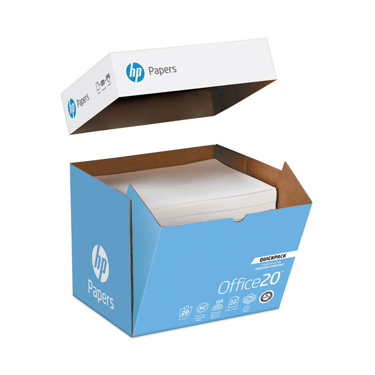 Office20 Paper, 92 Bright, 20 lb Bond Weight, 8.5 x 11, White, 2, 500/Carton