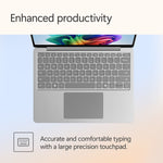 Microsoft Surface 13" Touchscreen Laptop, Copilot+ PC, Snapdragon X Plus, 16GB RAM, 512GB UFS, Windows 11, Platinum (EP2-33462)
