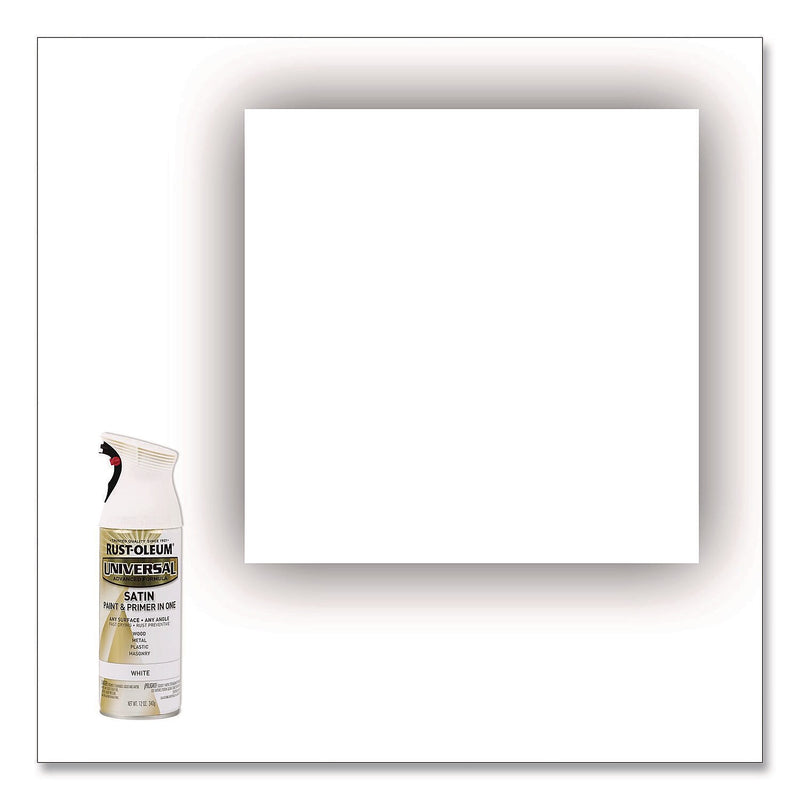 Rust-Oleum Universal Premium Spray Paint, White, 12 oz., 6/Carton (245210)