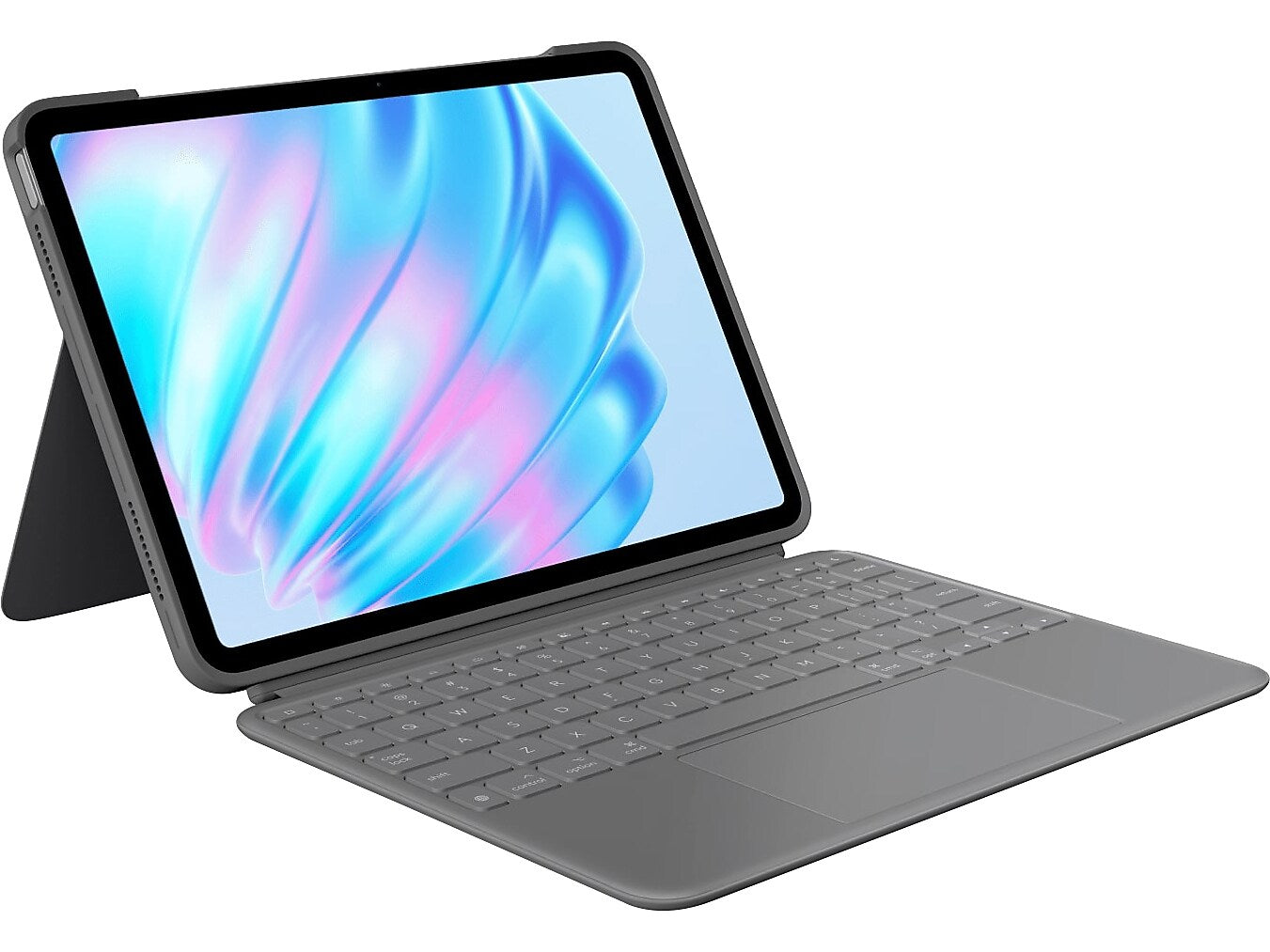 Logitech Combo Touch 11" Keyboard Case for iPad Air, Oxford Gray (920-012626)
