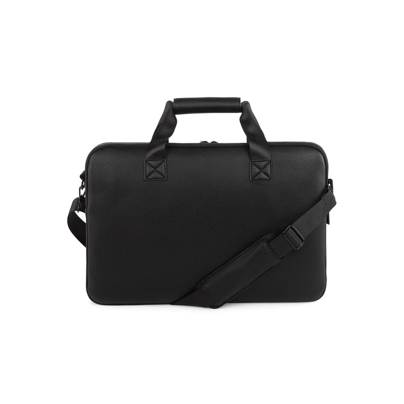 Bugatti Central Briefcase, Laptop Compatible, Black (EXB2436BU-BLK)