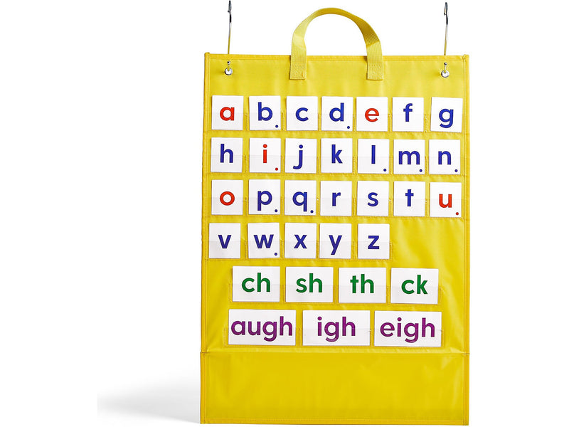 hand2mind Phonics Skill-Building Demonstration Pocket Chart, Tabletop (96158)