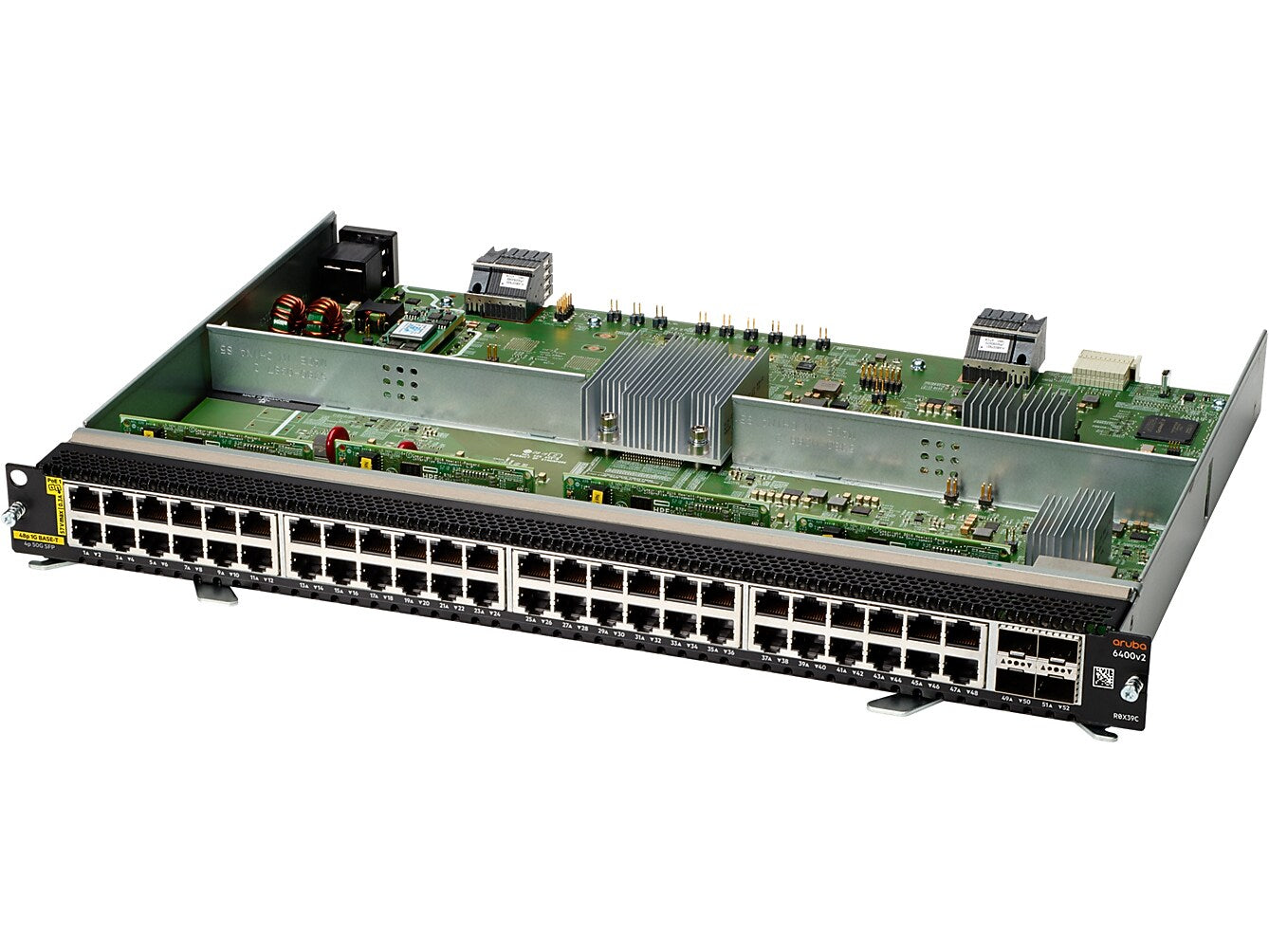 Aruba 6400 48-port Gigabit PoE Line Module, Black (R0X38C)