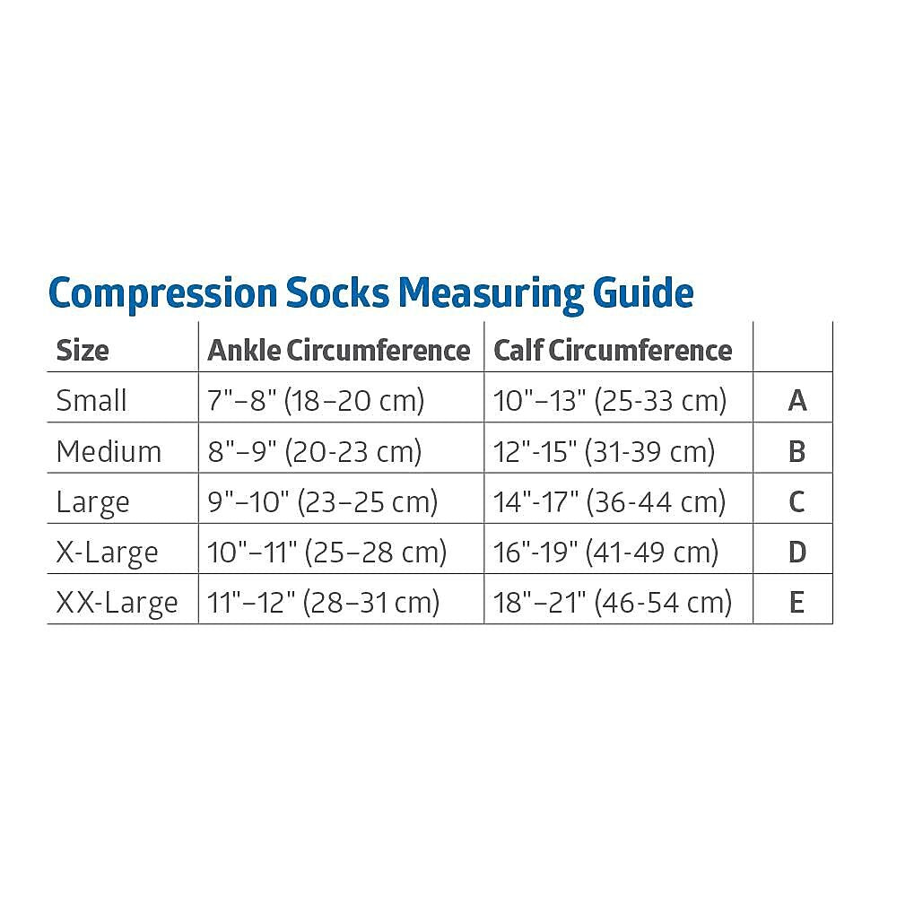 Curad 8-15mmHg Knee High Compression Sock, Black, Medium, Regular Length, Each (MDS1717BBH)