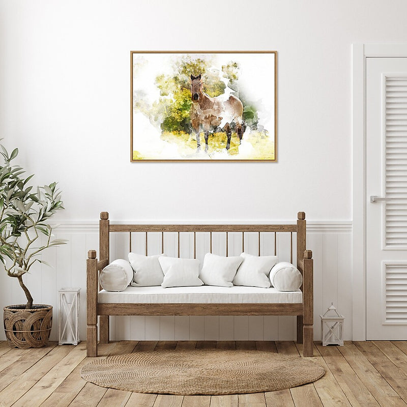 Amanti Art Stallion II by Chamira Young Framed Canvas Wall Art Print, 42" x 32" (A42677748000)