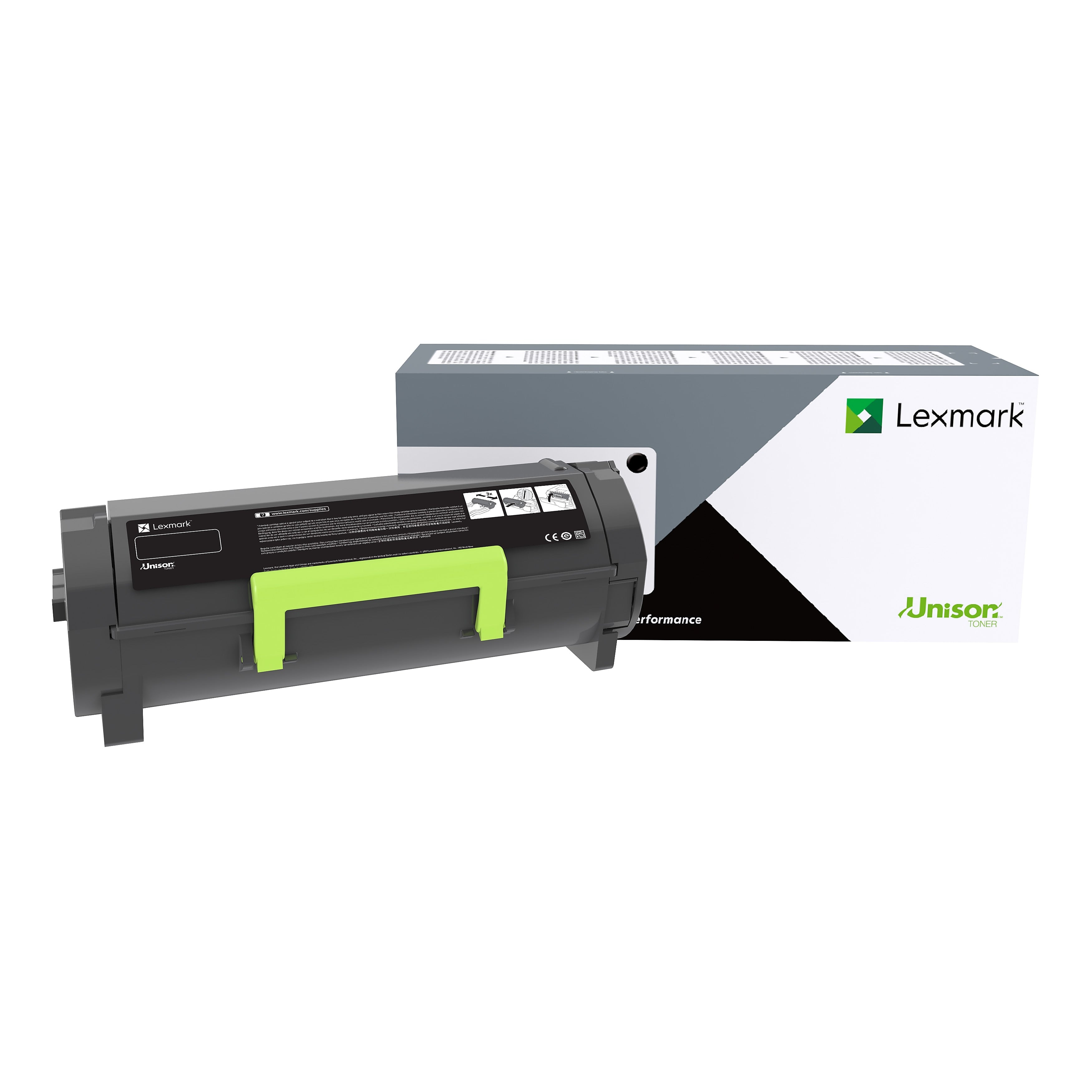 Lexmark 56F0H0G Black High Yield Toner Cartridge, Prints Up to 15,000 Pages