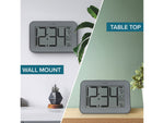 La Crosse Technology Atomic Digital Wall/Table Clock, 10" x 6.5" (513-02927)