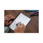 Fusion Smart Notebook, Seven Assorted Page Formats, Black Cover, (21) 8.8 x 6 Sheets