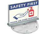 Azar Sign Holder, 8.5" x 5.5", Horizontal, Table Top, Clear, Acrylic, 2/Pack (108552)