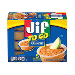 Spreads, Crunchy Peanut Butter, 1.5 oz Cup, 8/Box