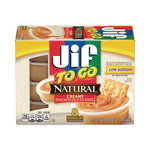 Spreads, Natural Creamy Peanut Butter, 1.5 oz Cup, 8/Box
