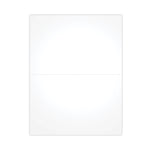 Blank Cut Sheets for W-2 or 1099 Tax Forms, 2-Up Style, 8.5 x 11, White, 100/Pack