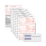 1099-NEC Tax Forms, Fiscal Year: 2021, Five-Part Carbonless, 8.5 x 3.67, 3 Forms/Sheet, 100 Forms Total