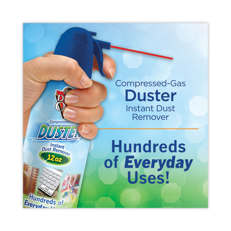Disposable Compressed Air Duster, 12 Oz Can