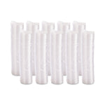 Non-Vented Container Lids, Clear, Plastic, 100/Pack, 10 Packs/Carton