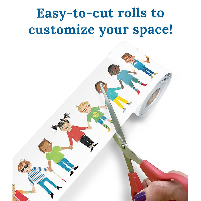 Carson Dellosa Education All Are Neighbors Rolled, 3" x 65', 3/Bundle (CD-108516-3)