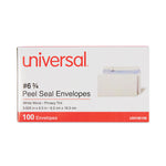 Peel Seal Strip Security Tint Business Envelope, #6 3/4, Square Flap, Self-Adhesive Closure, 3.63 x 6.5, White, 100/Box