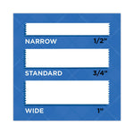 Wall-Safe Tape With Dispenser, 1" Core, 0.75" X 50 Ft, Clear, 2/pack