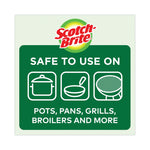 Metal Scrubbing Pads, 2.25 X 2.75, Silver, 3/pack, 8 Packs/carton
