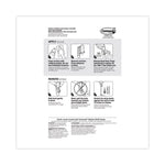 General Purpose Hooks, Medium, Metal, White, 2 lb Capacity, 35 Hooks and 40 Strips/Pack