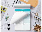 Better Office Today Notepad, 7" x 10", Ruled, Assorted Colors, 52 Sheets/Pad, 4 Pads/Pack (25831-4PK)