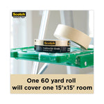 Commercial-Grade Masking Tape For Production Painting, 3" Core, 0.94" X 60 Yds, Natural