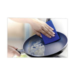 Non-Scratch Scour Pads, Size 3 X 6, Blue, 10/carton