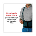 Work Belt With Removable Suspenders, One Size Fits All, Up To 48" Waist Size, Black