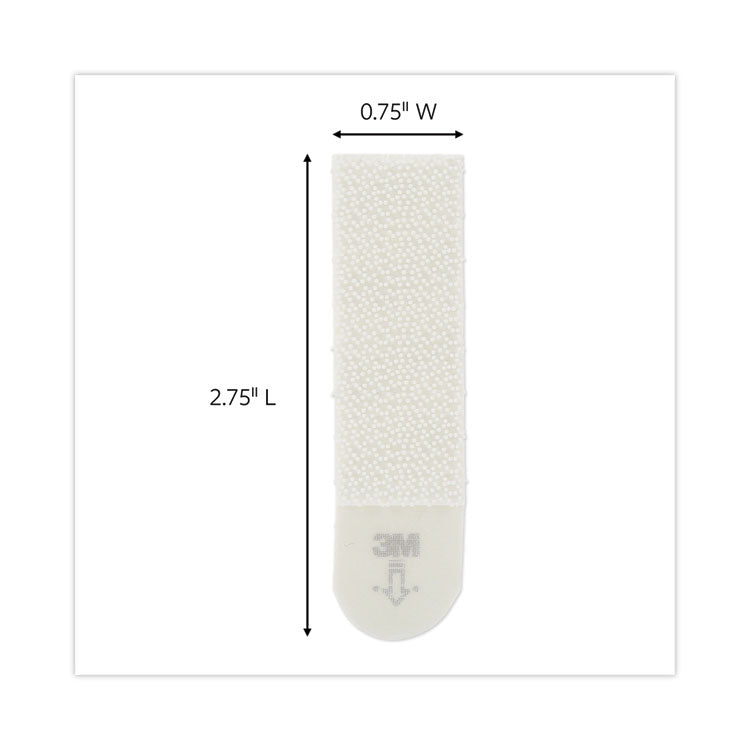 Picture Hanging Strips, Value Pack, Medium, Removable, Holds Up To 12 Lbs, 0.75 X 2.75, White, 12 Pairs/pack