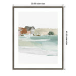 Amanti Art Seaside Tranquility II by Susan Pepe Wood Framed Wall Art Print, 33" x 41" (A42675537408)