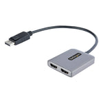 StarTech DisplayPort to HDMI/HDMI Audio/Video Adapter, Male to Female, Silver (MST14DP122HD)