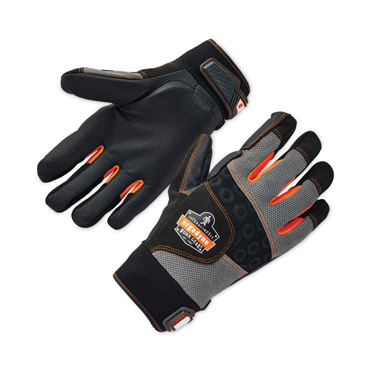 ProFlex 9002 Certified Full-Finger Anti-Vibration Gloves, EN388: 2121X, X-Large, Black, Pair
