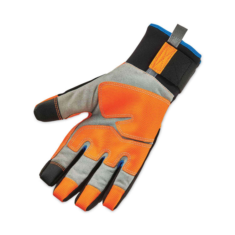 ProFlex 818WP Thermal WP Gloves with Tena-Grip, EN388: 3423X, 9" Long, Large, Orange, Pair