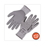 ProFlex 7030 ANSI A3 PU Coated CR Gloves, EN388: 4X42C, 9" Long, Medium, Gray, 12 Pairs