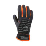 ProFlex 815 QuickCuff Mechanics Gloves, 9" Long, Medium, Black, Pair