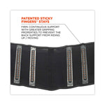 ProFlex 1100SF Standard Spandex Back Support Brace, 3X-Large, 46" to 52" Waist, Black