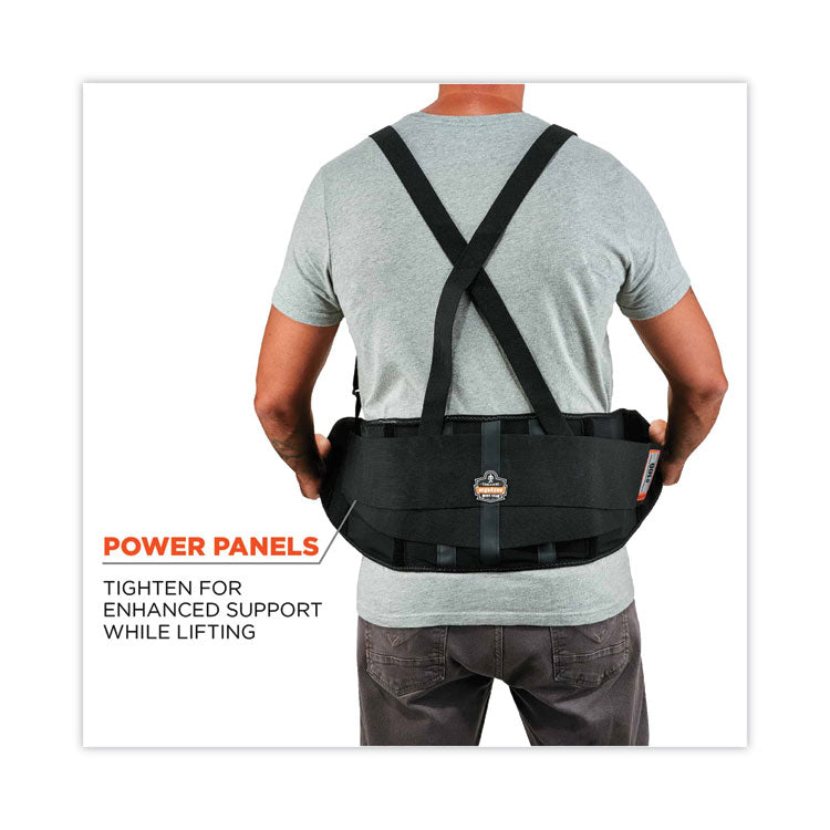 ProFlex 100 Economy Spandex Back Support Brace, Large, 34" to 38" Waist, Black