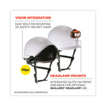 Skullerz 8974-MIPS Class E Safety Helmet with MIPS Elevate Ratchet Suspension, White