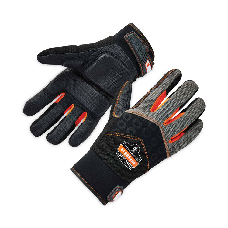 ProFlex 9001 Full-Finger Impact Gloves, EN388: 1121X, XX-Large, Black, Pair