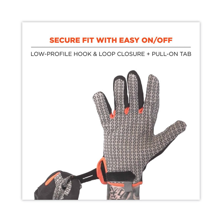 ProFlex 821 Smooth Surface Handling Gloves, X-Large, Black, Pair
