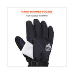ProFlex 825WP Thermal Waterproof Winter Work Gloves, Small, Black, Pair