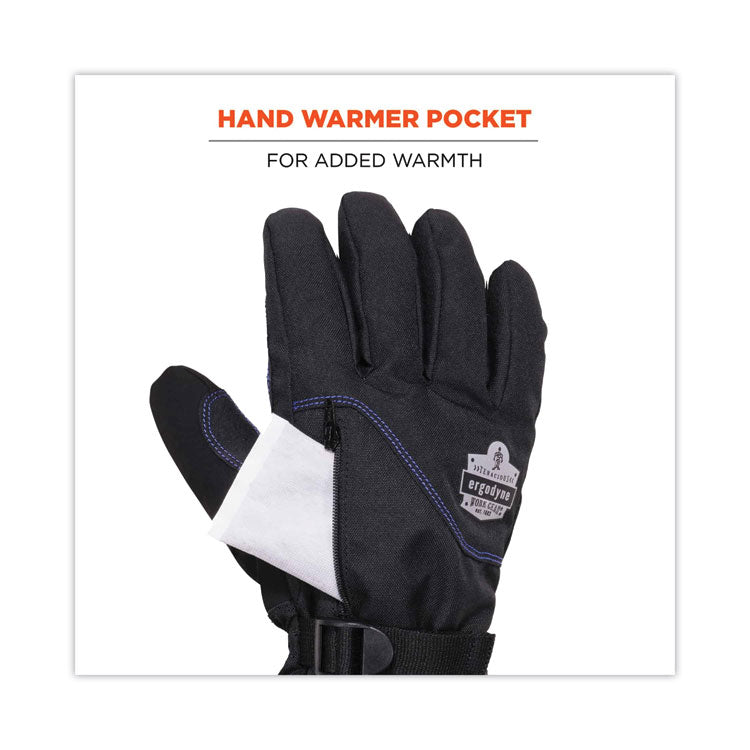 ProFlex 825WP Thermal Waterproof Winter Work Gloves, Small, Black, Pair