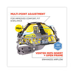 Skullerz 8974-MIPS Class E Safety Helmet with MIPS Elevate Ratchet Suspension, White