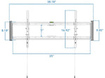 Mount-It! Ultraslim Heavy-Duty TV Wall Mount, 165 lbs. Max. (MI-307)