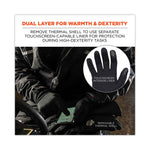 ProFlex 825WP Thermal Waterproof Winter Work Gloves, XX-Large, Black, Pair
