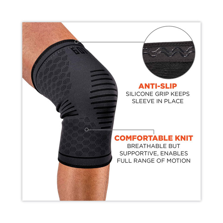 ProFlex 601 Knee Compression Sleeve, Medium, Black